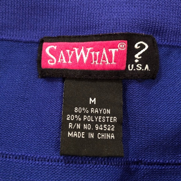 Royal Blue Bandage Bodycon Skirt - Picture 3 of 4